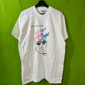 Vintage Fruit of the Loom An Evening La Cage Riviera Las Vegas ART Shirt Large